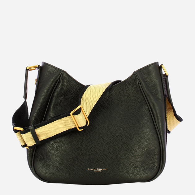 Torebka hobo damska skórzana Gianni Chiarini Armonia BS-10636-GRN-NA-001 Czarna (800070331772) - obraz 1