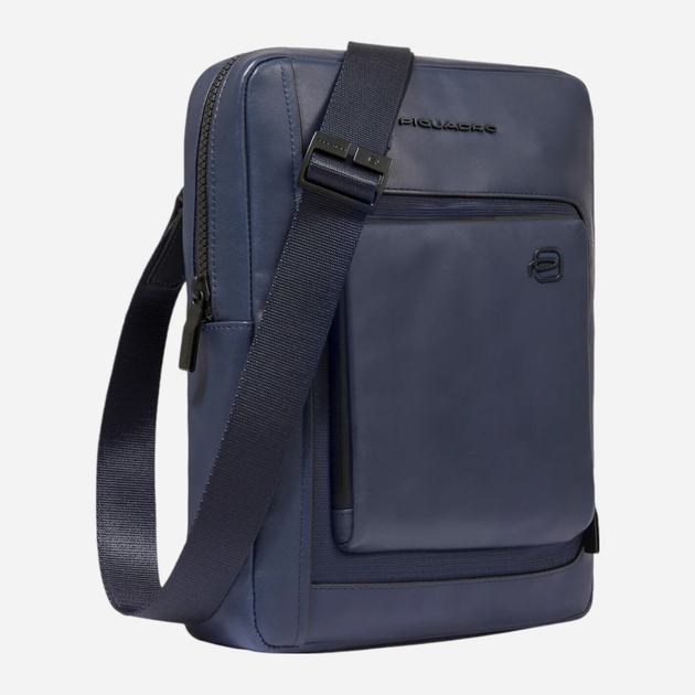 Сумка планшет чоловіча середня Piquadro CA1816W131/BLU Темно-синя (800070326335) - зображення 3