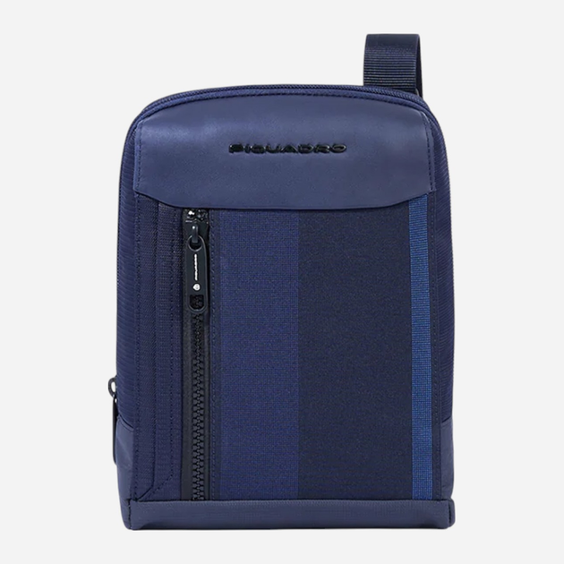 Torba listonoszka męska mała Piquadro CA3084S131/BLU Ciemnogranatowa (800070320588) - obraz 1