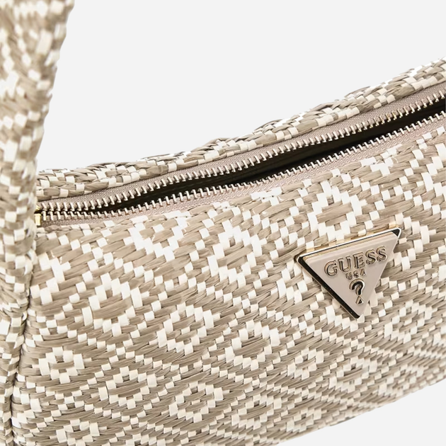 Сумка жіноча середня Guess Rianee HWWR9228020-TAU Бежева (800070316766) - зображення 4