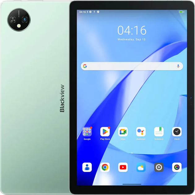Планшет 10.1" Full HD Blackview Tab 10 Wi-Fi 8/256Gb 8 ядер Android 13 7680 mAh Green - Фото 1 Планшет 10.1" Full HD Blackview Tab 10 Wi-Fi 8/256Gb 8 ядер Android 13 7680 mAh Green - зображення 1