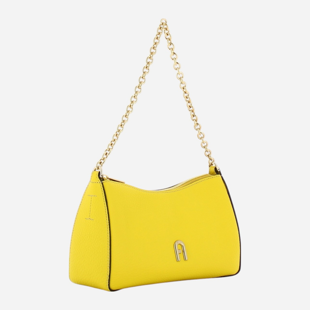 Сумка багет жіноча маленька Furla Primula Mini WB00903BX12322023S90 Жовта (800070302231) - зображення 1