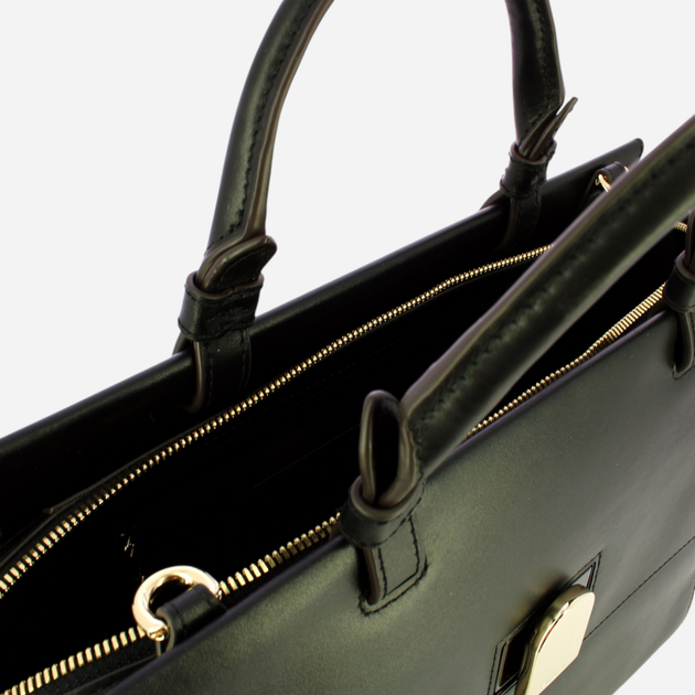 Сумка жіноча з натуральної шкіри середня Furla Emma M WB00812BX0053O60009050 Чорна (800070310962) - зображення 5
