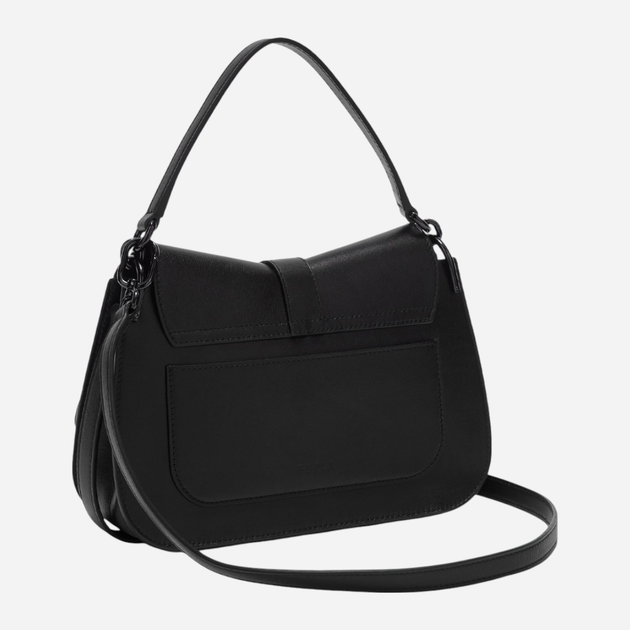 Сумка крос-боді через плече жіноча з натуральної шкіри середня Furla Flow M WB00996BX2045O60001020 Чорна (800070319081) - зображення 3