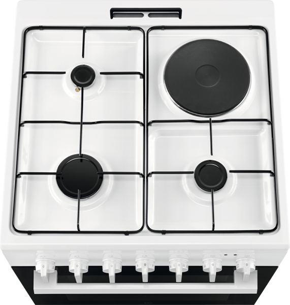 Плита комбинированная Electrolux LKM624022W - изображение 3