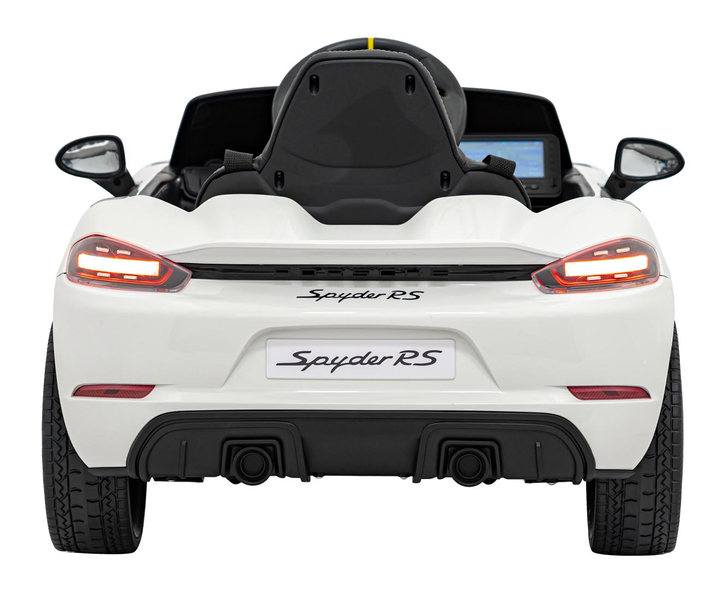 Pojazd elektryczny dla dzieci Ramiz Porsche Spyder RS 718 MP4 Biały (5903864946826) - obraz 3