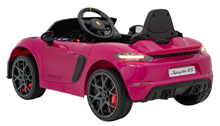Pojazd elektryczny dla dzieci Ramiz Porsche Spyder RS 718 MP4 Różowy (5903864946796) - obraz 3