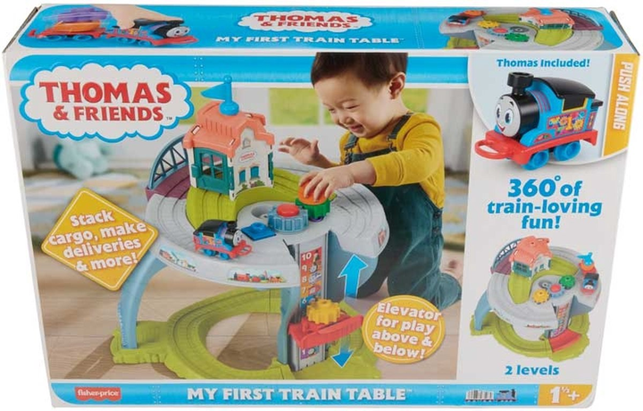 Zestaw do zabawy Fisher-Price Kolejowy stolik Tomek i Przyjaciele HXP49 (0194735235964) - obraz 2