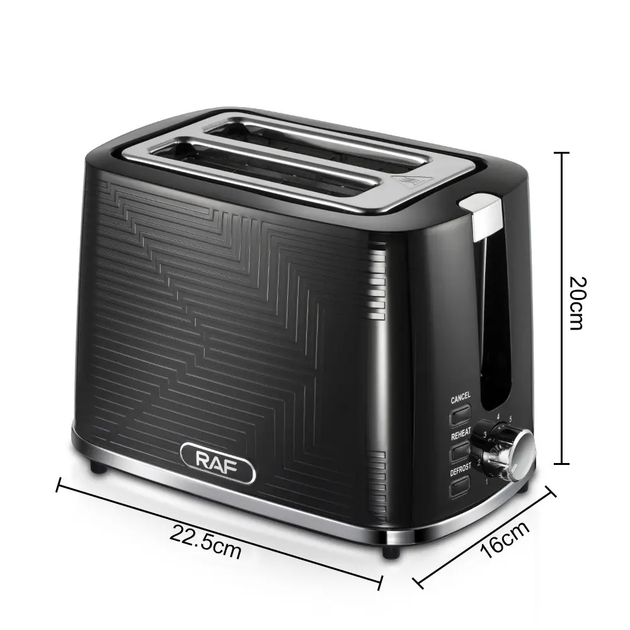 Тостер RАF R2102 900W Черный (4-2506030886) - изображение 5