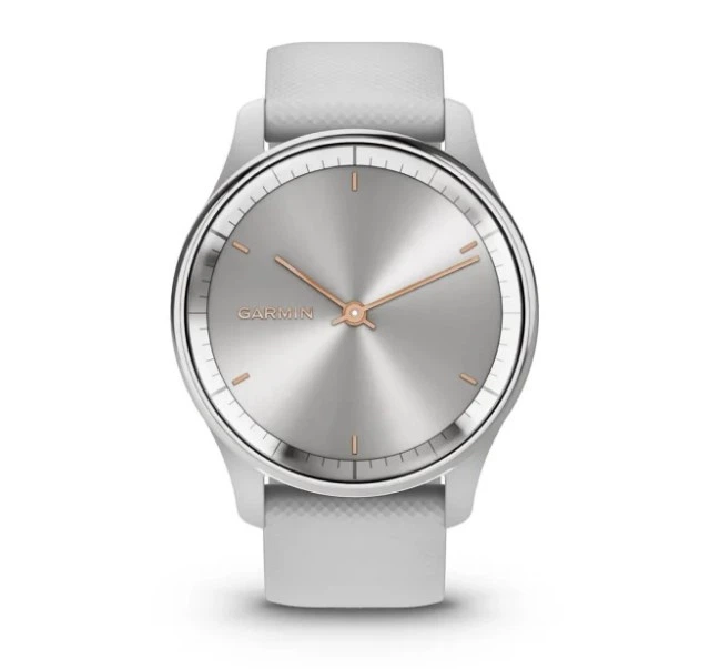 Смарт-годинник GARMIN Vivomove Trend Silver S. Steel Bezel w. Mist Gray Case and S. Band (010-02665-03) - Фото 2 Смарт-годинник GARMIN Vivomove Trend Silver S. Steel Bezel w. Mist Gray Case and S. Band (010-02665-03) - зображення 2