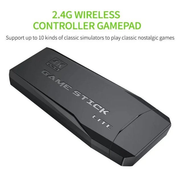 Игровая приставка TOPA Game Stick Lite 64 Gb для ТВ 4k Ultra HD 2 беспроводных джойстика - изображение 4