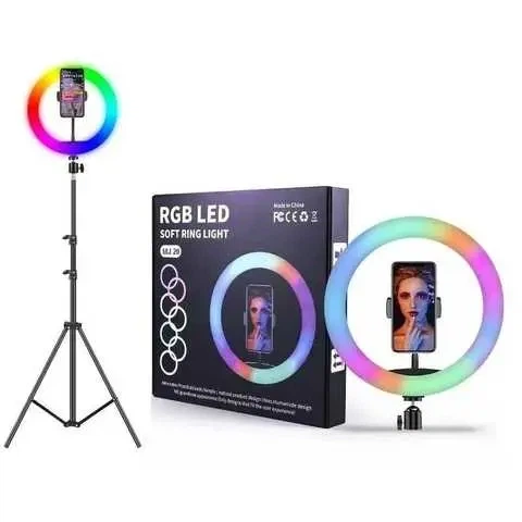 Кольцевая лампа со Штативом RGB 36 см,Светодиодная LED лампа,Кольцевой свет,Разноцветная лампа блогера - Фото 10 Кольцевая лампа со Штативом RGB 36 см,Светодиодная LED лампа,Кольцевой свет,Разноцветная лампа блогера - изображение 10