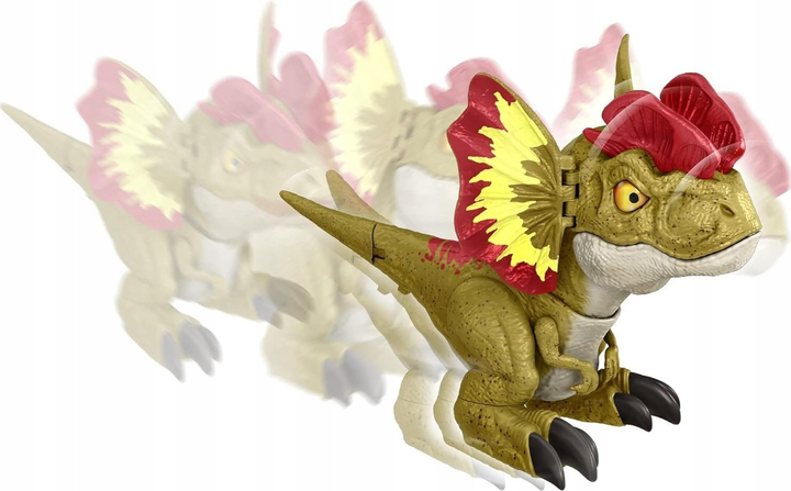 Фігурка Mattel Jurassic World Дилофозавр GWY56 15 см (0887961950564) - зображення 6