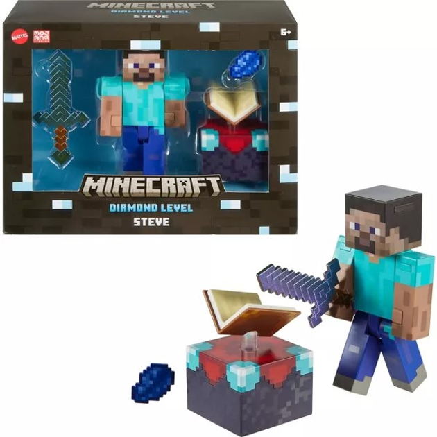 Figurka Minecraft Diamond Level Steve HXM84 15 cm (0194735234486) - obraz 2