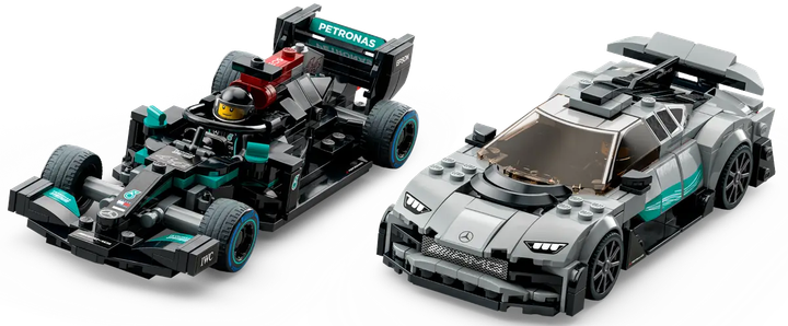 Zestaw klocków LEGO Speed Champions Mercedes-AMG F1 W12 E Performance i Mercedes-AMG ONE 564 elementy (76909) - obraz 3