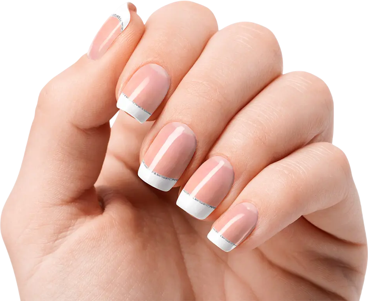 Штучні нігті Nooves Premium French Luxe 20 шт (8436613951095) - зображення 4