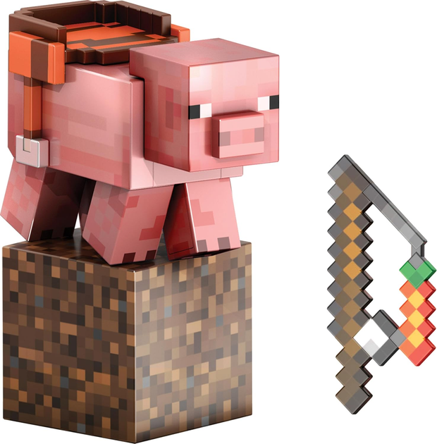 Фігурка Minecraft Diamond Level Pig HTM04 14 см (0194735193899) - зображення 2