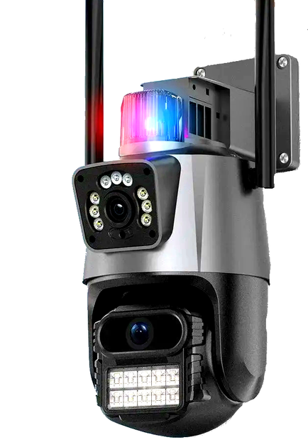 Уличная IP WIFI 3Mp IP66 камера видеонаблюдения UKC P11-QQ6 2 незалежні об'єктиви 3MPx+3MPx с удаленным доступом онлайн в режиме реального времени - Фото 3 Уличная IP WIFI 3Mp IP66 камера видеонаблюдения UKC P11-QQ6 2 незалежні об'єктиви 3MPx+3MPx с удаленным доступом онлайн в режиме реального времени - изображение 3