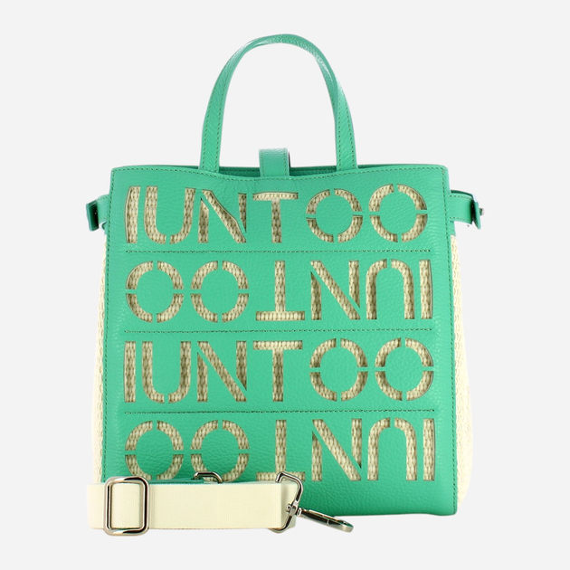 Torba shopper damska IUNTOO 105023-ACQUAMARINA Ciemnogranatowa (800070318298) - obraz 4