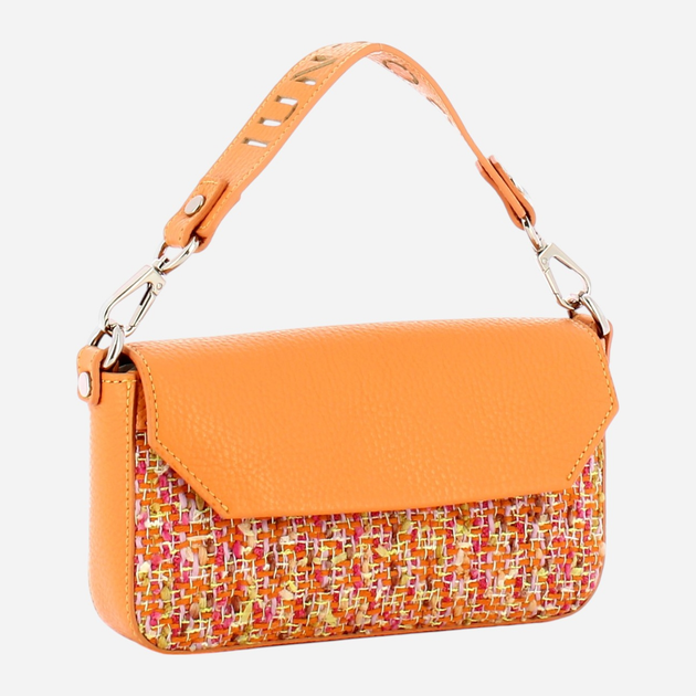 Torebka crossbody damska mała IUNTOO 106003-ALBICOCCA Pomarańczowa (800070318306) - obraz 3