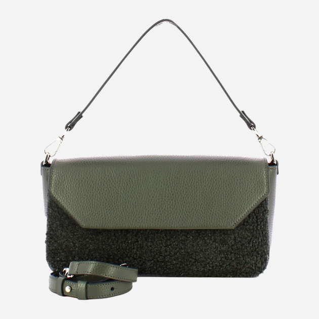 Torba damska IUNTOO 116001-GRIGIO+TEDDY-GRIGIO Szara (800070310044) - obraz 4