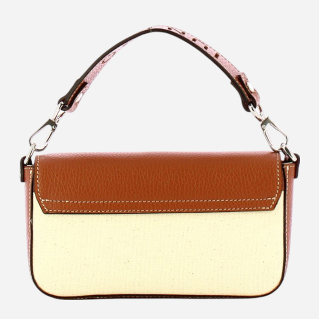 Torebka crossbody damska mała IUNTOO 126003-CUOIO-NATURAL Brązowa (800070303347) - obraz 2
