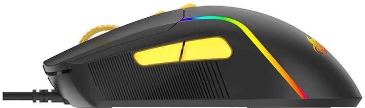 Комплект дротовий Tracer GameZone Hornet87 USB Black-Yellow (TRAKLA47396) - зображення 5