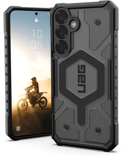 Etui plecki UAG Pathfinder Clear with Magnet do Samsung Galaxy S25+ Ash (840283918841) - obraz 11
