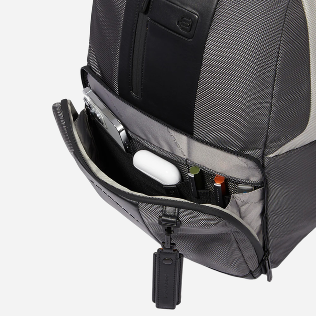 Plecak mały 17L Piquadro CA3214BR2S/GRN Szary (800070320720) - obraz 8