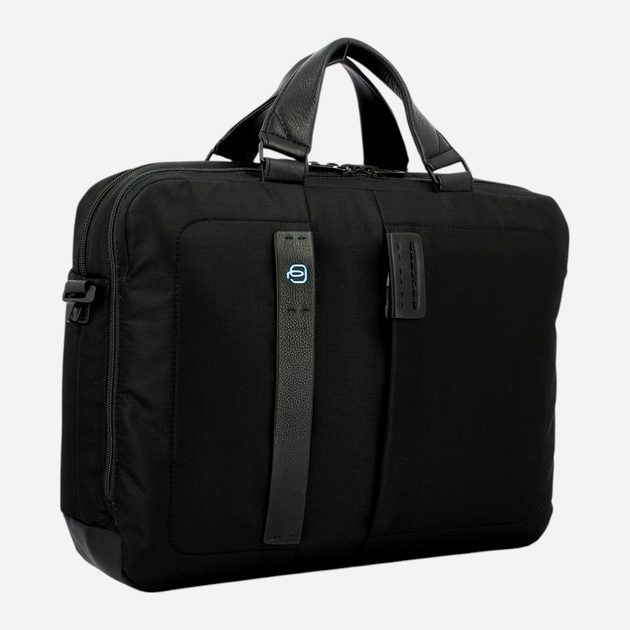 Сумка портфель чоловіча Piquadro CA3347P16/CHEVN Чорна (800070067123) - зображення 3