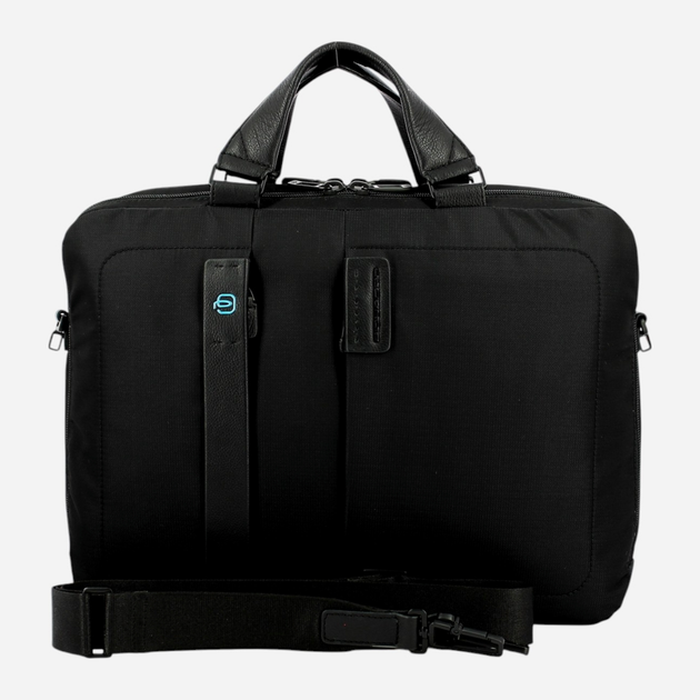 Сумка портфель чоловіча Piquadro CA3347P16/CHEVN Чорна (800070067123) - зображення 4