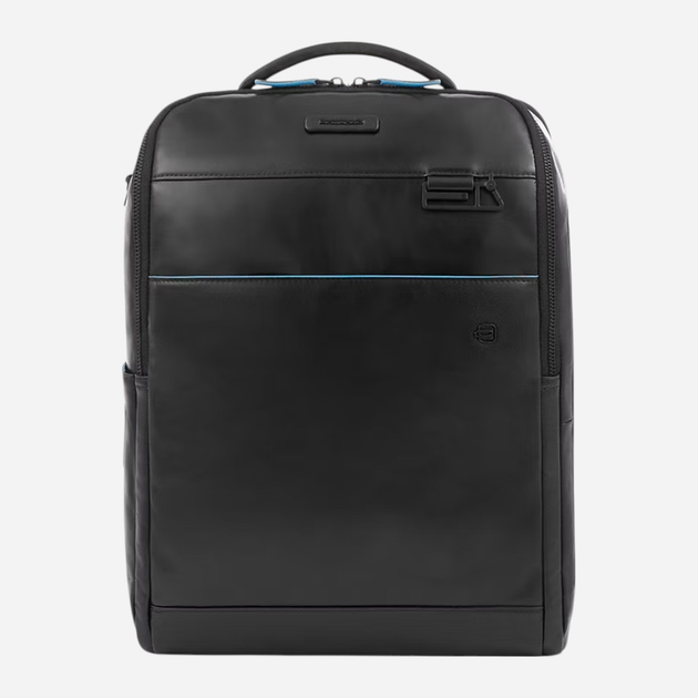 Plecak męski skórzany 13.6L Piquadro CA4818B2V/N Czarny (800070304200) - obraz 1