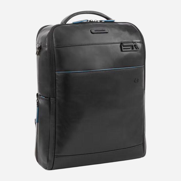 Plecak męski skórzany 13.6L Piquadro CA4818B2V/N Czarny (800070304200) - obraz 3