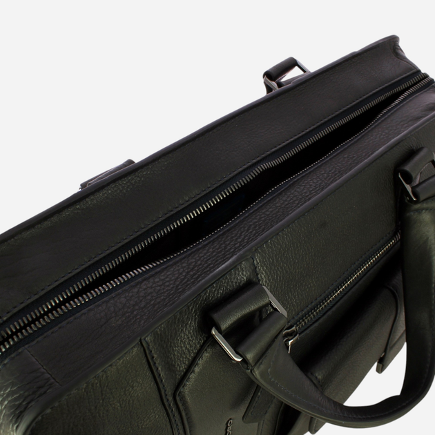 Сумка портфель чоловіча з натуральної шкіри Piquadro CA4939S105/BLU Темно-синя (800070283197) - зображення 5