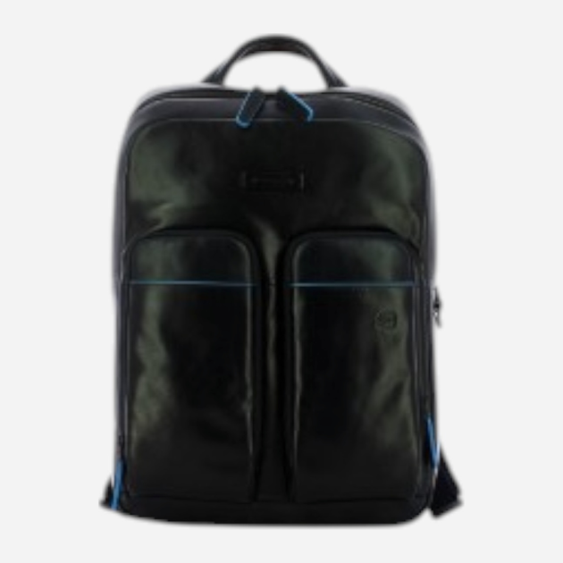 Рюкзак чоловічий з натуральної шкіри 9.2 л Piquadro CA5575B2V/BLU Синій (800070253427) - зображення 1