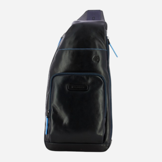 Plecak na jedno ramię męski skórzany Piquadro CA5577B2V/BLU Ciemnogranatowa (800070201999) - obraz 1