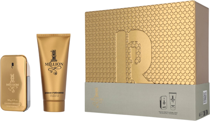 Zestaw męski Paco Rabanne 1 Million Woda toaletowa 50 ml + Żel pod prysznic 100 ml (3349668628124) - obraz 5