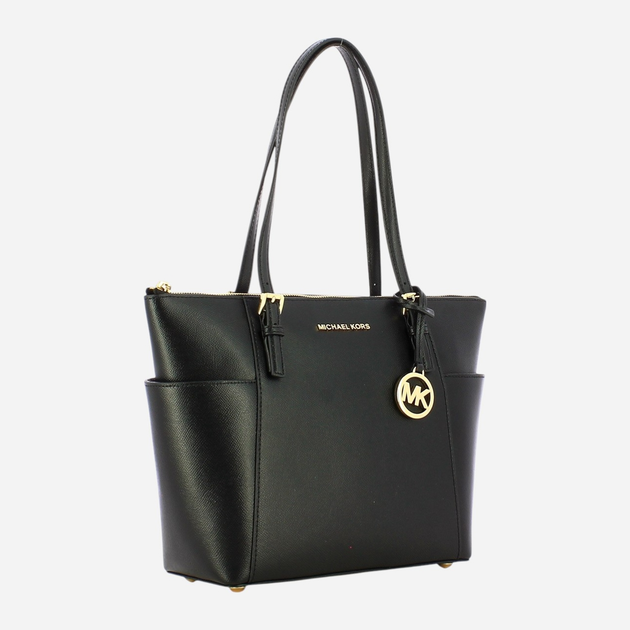 Сумка шопер жіноча з натуральної шкіри Michael Kors 30F2GTTT8L-001 Чорна (800070270927) - зображення 3