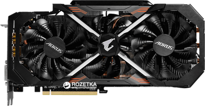Gigabyte PCI Ex GeForce GTX 1080 Ti Aorus Xtreme Edition 11GB GDDR5X 352bit 1607 11232 DVI 3 x HDMI 3 x Display Port GV N108TAORUS X 11GD ROZETKA