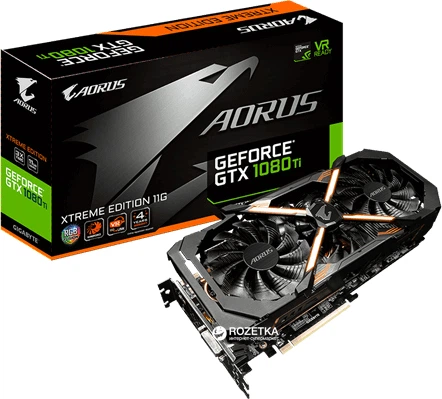 Видеокарта Gigabyte PCI-Ex GeForce GTX 1080 Ti Aorus Xtreme