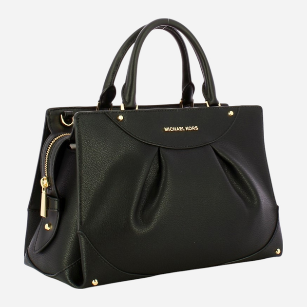 Torba shopper damska skórzana Michael Kors 30F3G6ES2L-001 Czarna (800070307997) - obraz 3