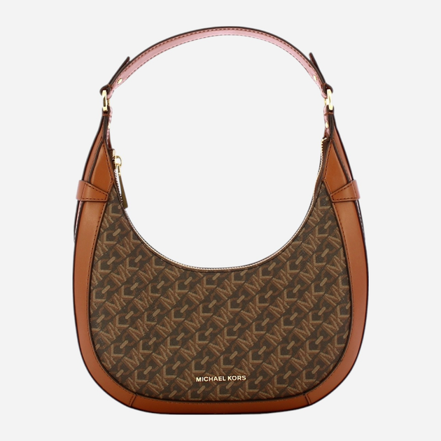 Torebka hobo damska Michael Kors Preston 30S4G0PL5I-227 Brązowa (800070320046) - obraz 1