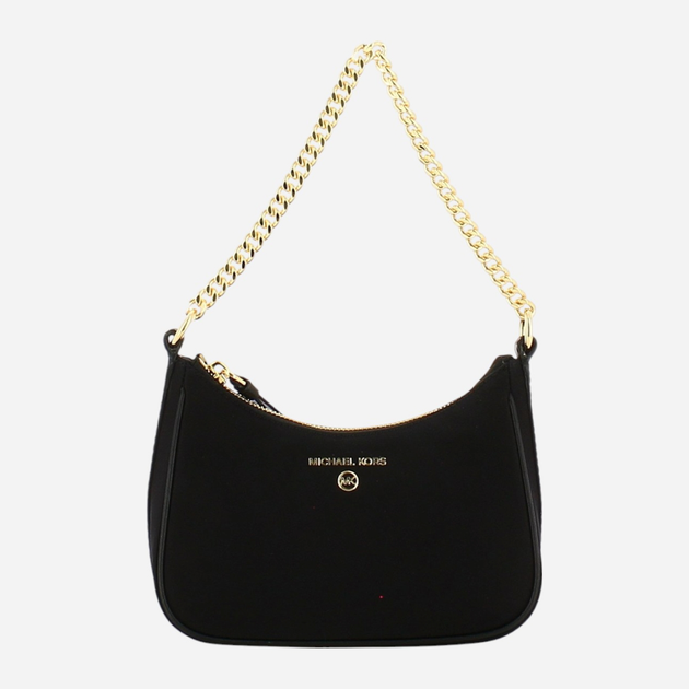 Сумка багет жіноча маленька Michael Kors 32H1GT9C1C-001 Чорна (800070270940) - зображення 1