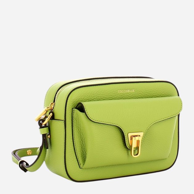 Torebka crossbody damska skórzana Coccinelle Beat E1MF6150201-G32 Zielona (800070338260) - obraz 3