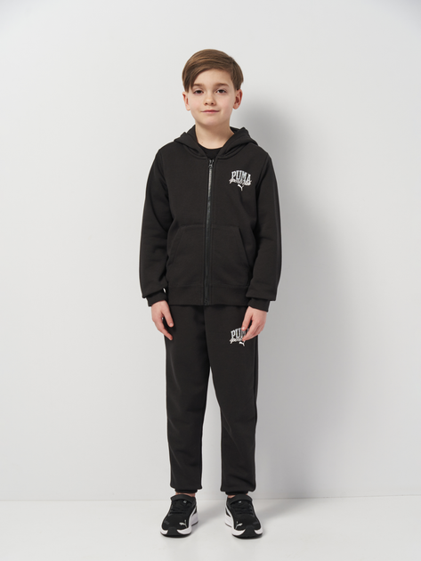 Детский спортивный костюм (толстовка + штаны) для мальчика Puma Tracksuits 68727901 122-128 см Black (4067983663734) - изображение 1