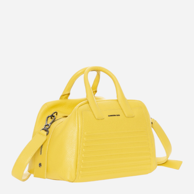 Сумка жіноча з натуральної шкіри середня Mandarina Duck I-Con P10JDT01-28M Жовта (800070307302) - зображення 4