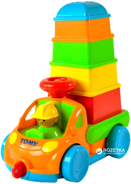 Грузовичок с пирамидкой Tomy (T72467) – игрушки с доставкой от ROZETKA