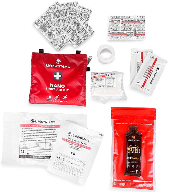 Аптечка першої допомоги Lifesystems Light & Dry Nano First Aid Kit (5031863200400) - зображення 2