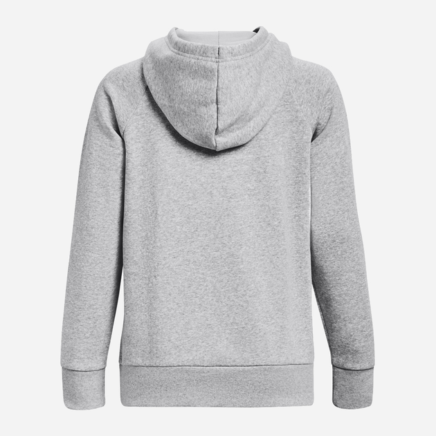 Bluza damska z kapturem ciepła Under Armour UA Rival Fleece Hoodie 1379500-013 S Szara (196883862153) - obraz 6