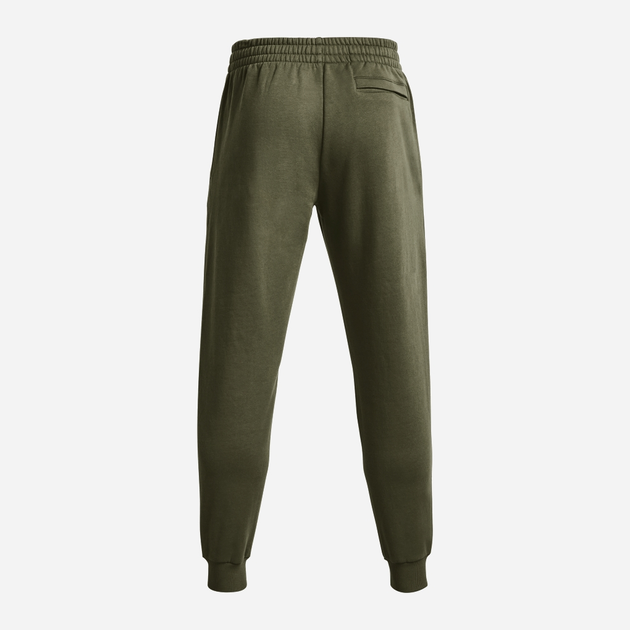 Спортивні штани утеплені чоловічі Under Armour UA Rival Fleece Joggers 1379774-390 S Хакі (196884175337) - зображення 6